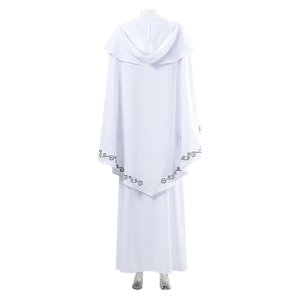 Padmé Amidala White Dress Outfits Halloween Carnival Cosplay Costume