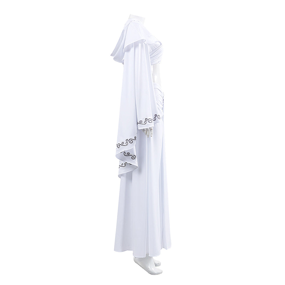 Padmé Amidala White Dress Outfits Halloween Carnival Cosplay Costume