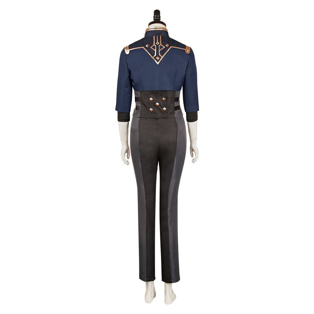 Arcane: League of Legends Season 2 Caitlyn Slim Uniform Outfits Halloween Carnival Cosplay Costume