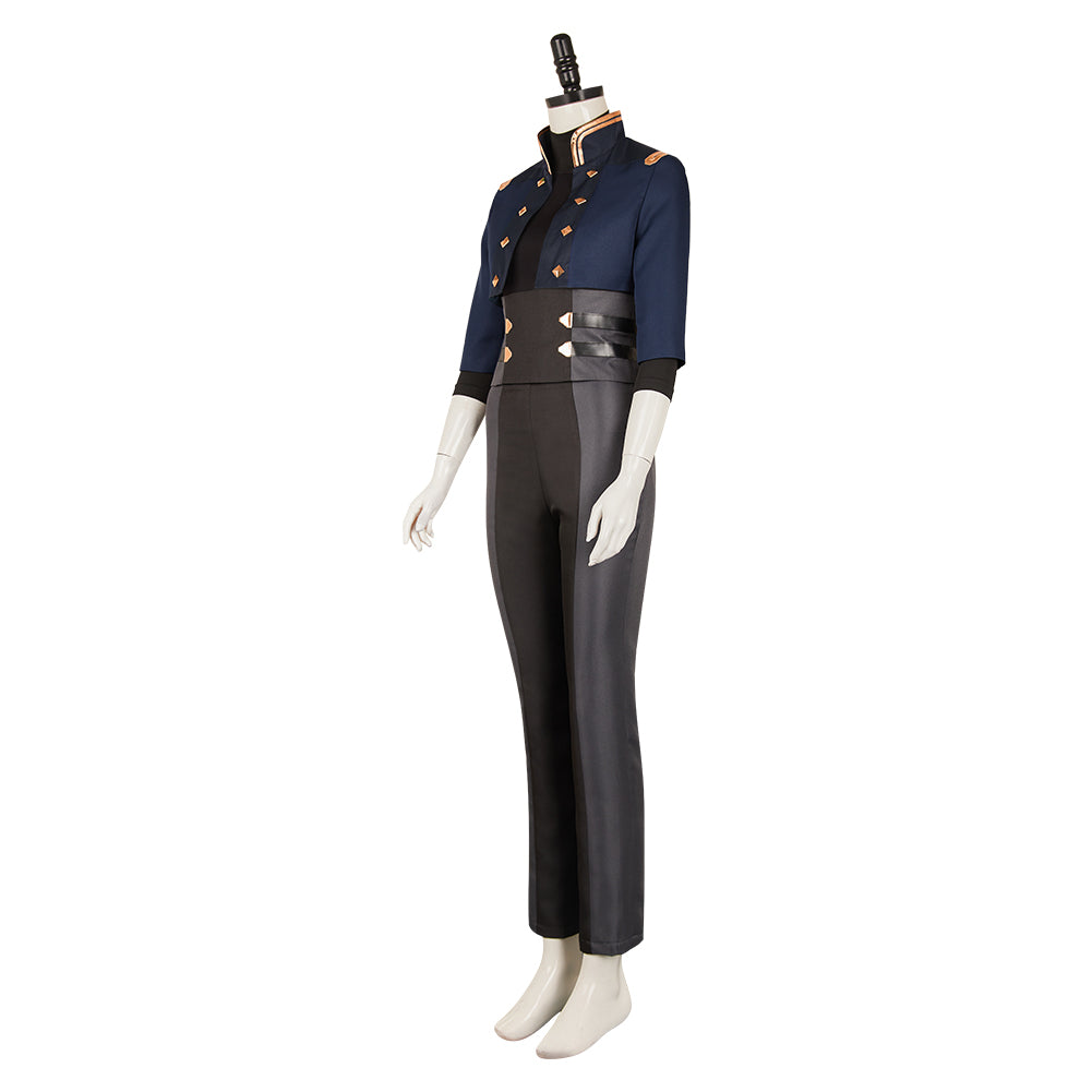 Arcane: League of Legends Season 2 Caitlyn Slim Uniform Outfits Halloween Carnival Cosplay Costume