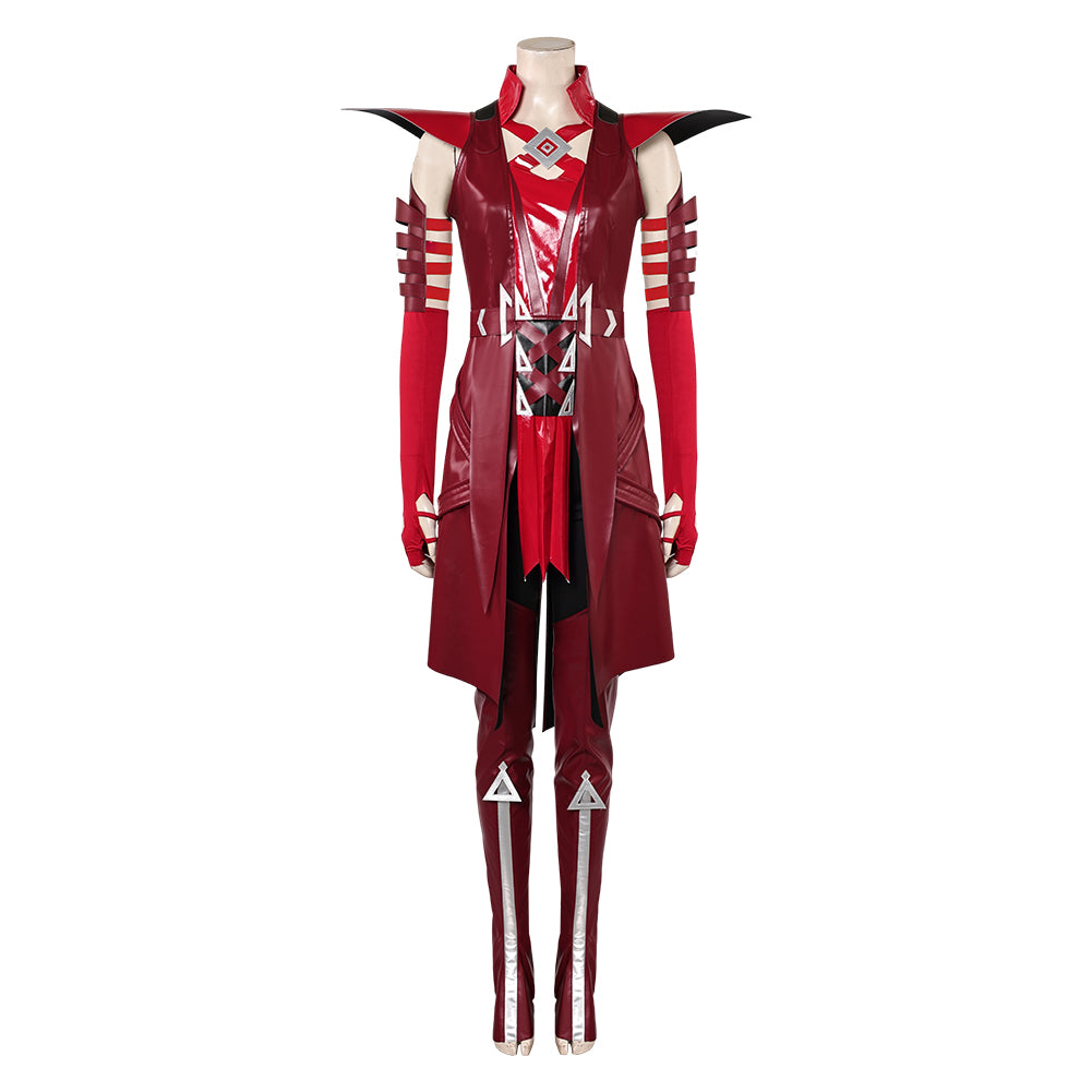 Rivals Scarlet Witch Red Outfits Halloween Carnival Cosplay Costume