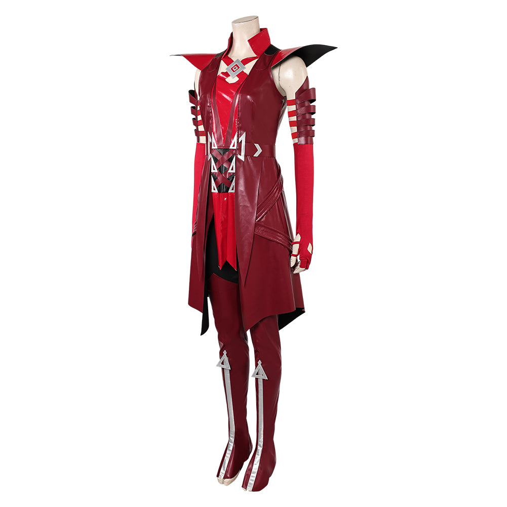 Rivals Scarlet Witch Red Outfits Halloween Carnival Cosplay Costume