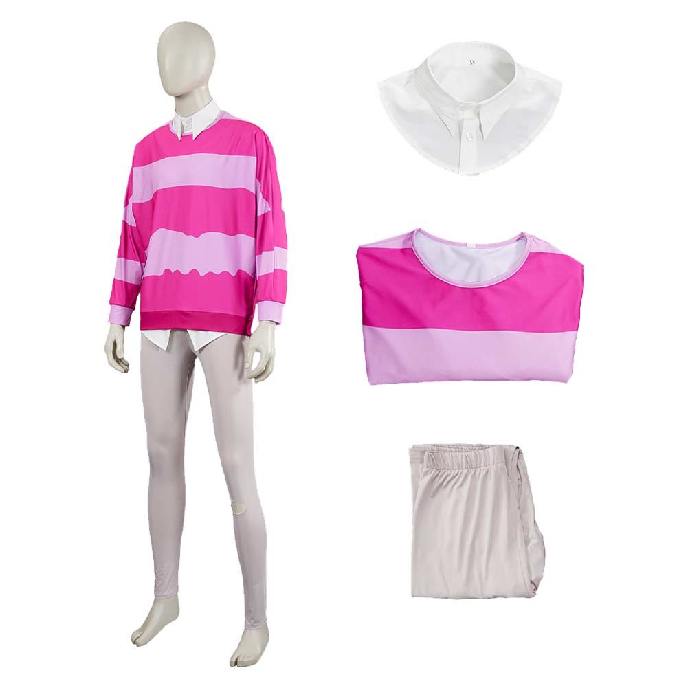 Kpop Demon Hunters Baby Saja Pink Top Set Halloween Carnival Party Cosplay Costume