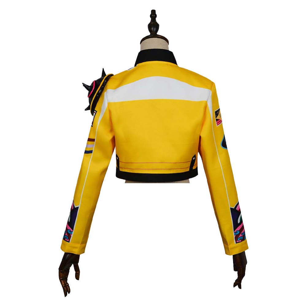 Kpop Demon Hunters Rumi Yellow Jacket Only Halloween Carnival Party Cosplay Costume