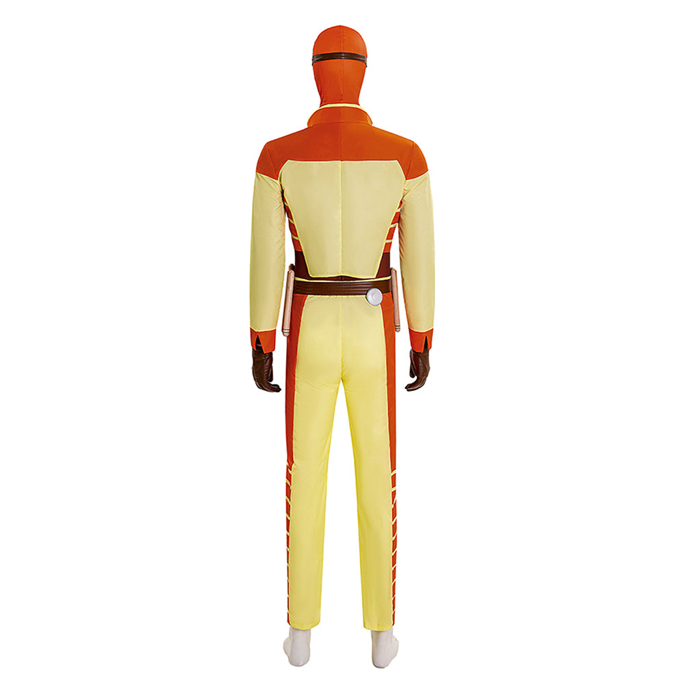 Invincible Season 3 Rex Splode Men Yellow Outfits Halloween Carnival Cosplay Costume