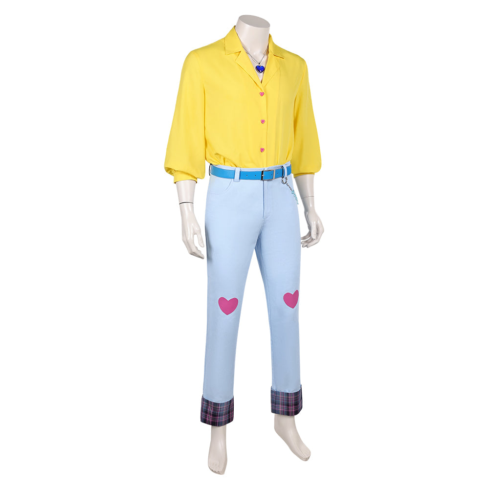Kpop Demon Hunters Romance Soda Pop Top Pants Set Halloween Carnival Cosplay Costume