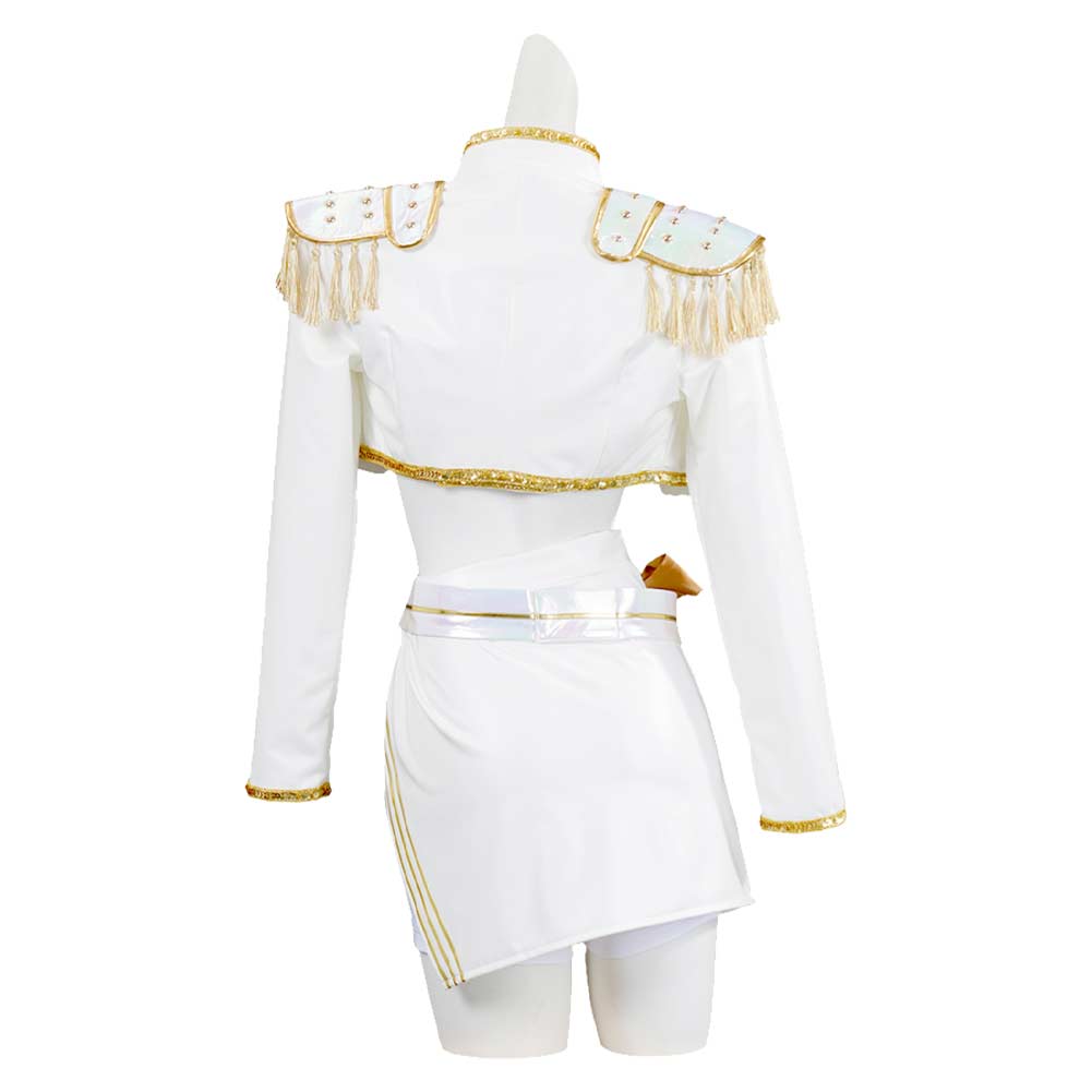 Kpop Demon Hunters Mira What it Sounds Like Kids Children Stage Outfits Halloween Carnival Party Cosplay Costume