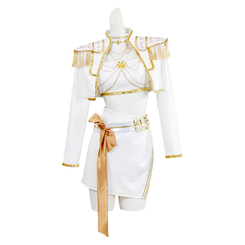 Kpop Demon Hunters Mira What it Sounds Like Kids Children Stage Outfits Halloween Carnival Party Cosplay Costume