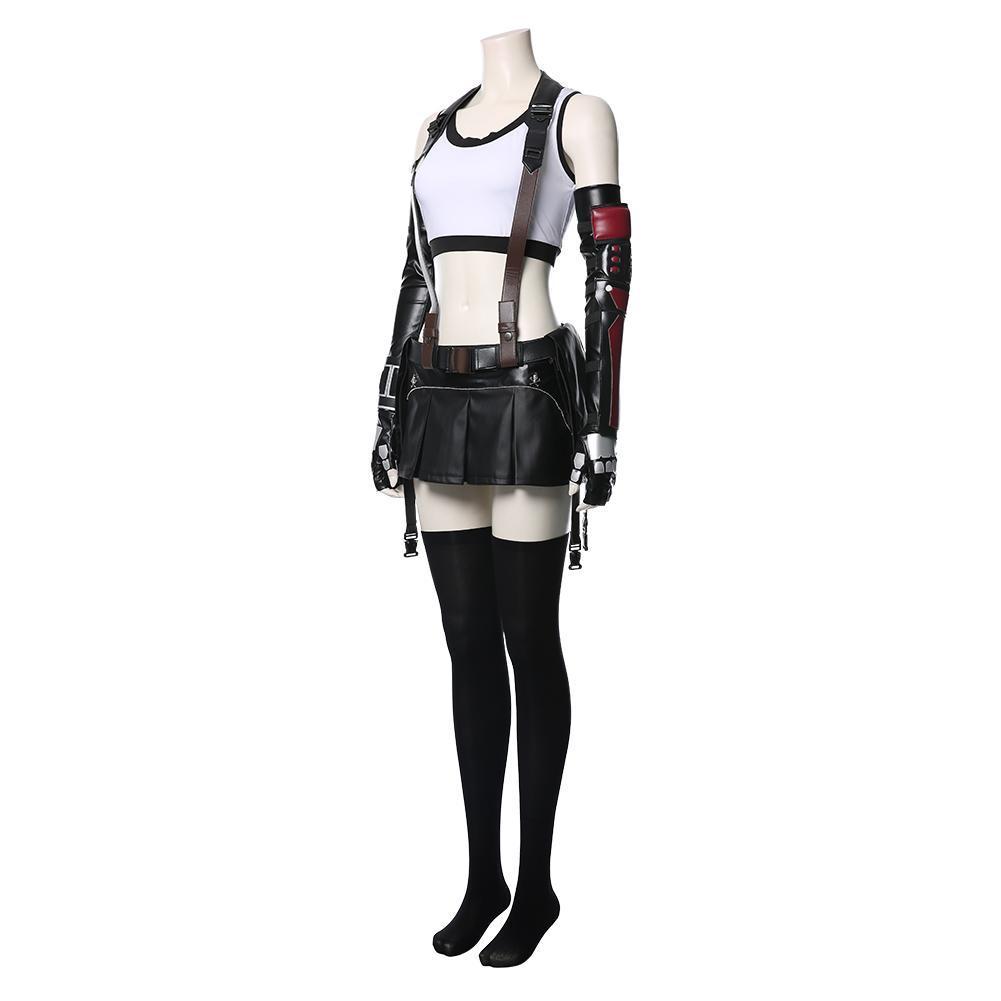 Final Fantasy VII Remake Tifa Lockhart Cosplay Costume Outfits Halloween Carnival Suit