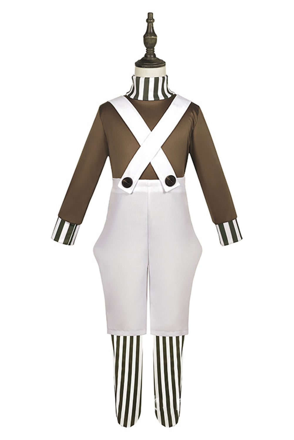 2023 Wonka Oompa Kids Children Outfits Halloween Carnival Suit Cosplay Costume