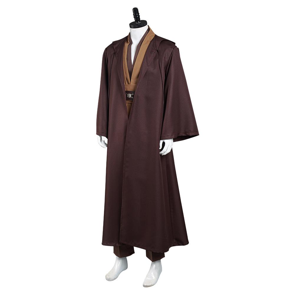 Obiwan Kenobi Jedi TUNIC Cosplay Costume Brown Version