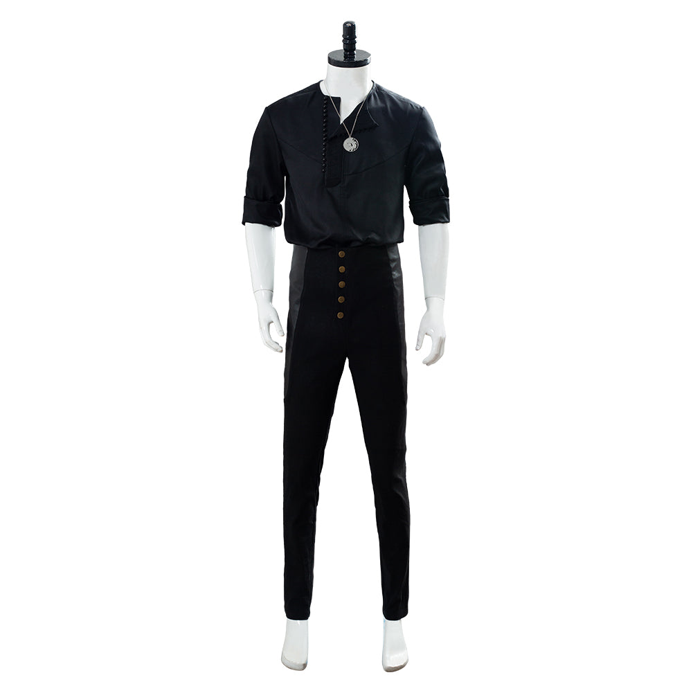 The Witcher Geralt of Rivia Cosplay Costume Halloween Carnival Suit