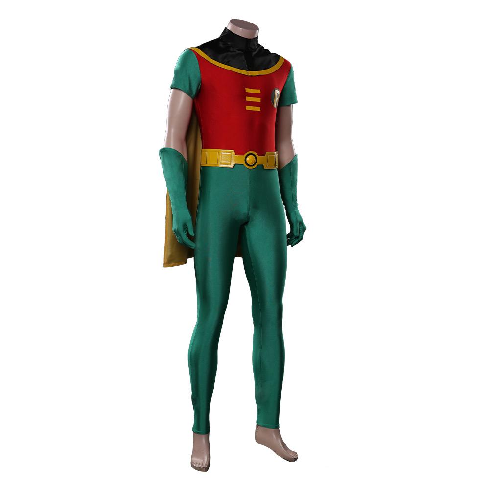 Teen Titans Robin Jumpsuit Outfits Cosplay Costume Halloween Carnival Suit