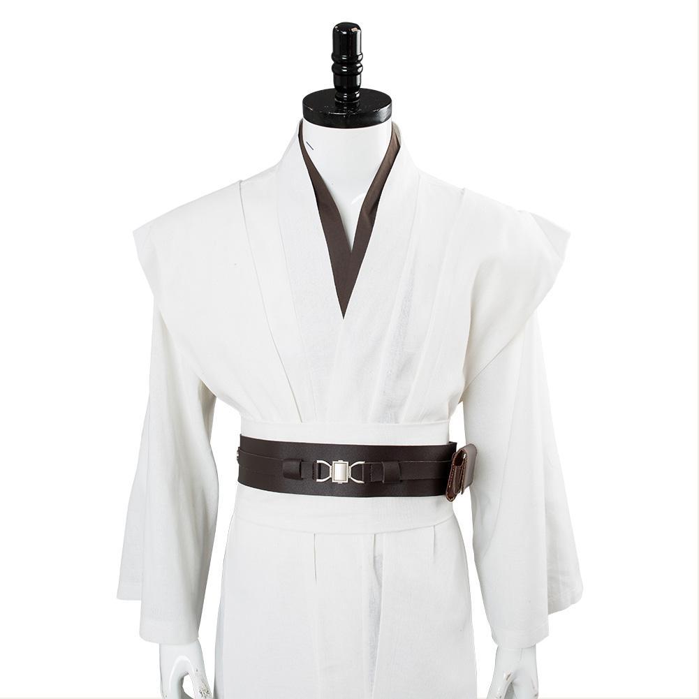 Jedi Knight Cosplay Costume White Version No Cloak Halloween Carnival Suit