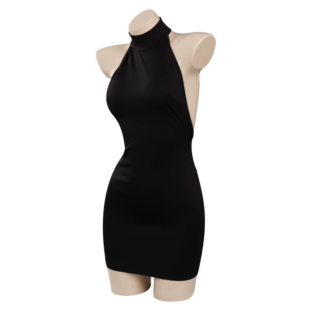 Vermeil in Gold - Vermeil Sexy Black Skirt Outfits Halloween Carnival Cosplay Costume