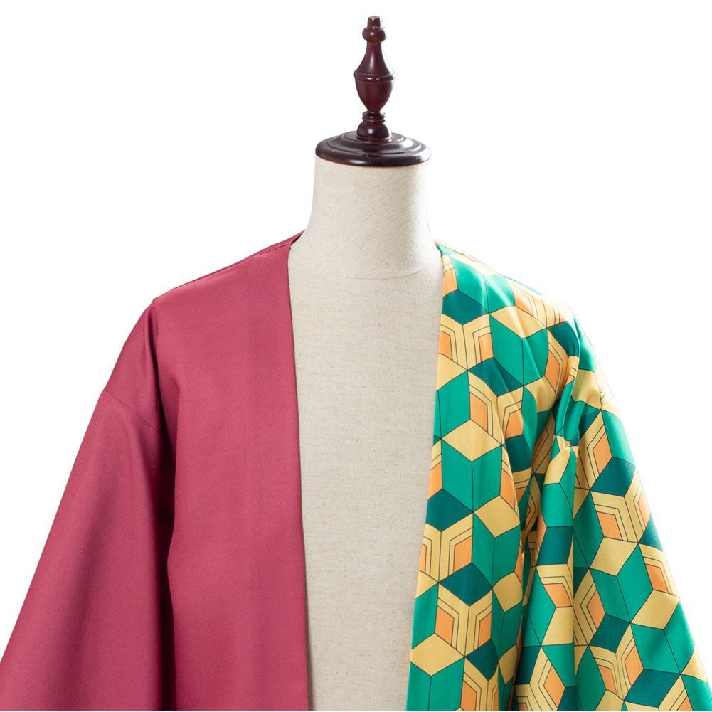 Demon Slayer: Kimetsu no Yaiba Tomioka Giyuu Kimono Cloak Outfits Halloween Carnival Suit Cosplay Costume
