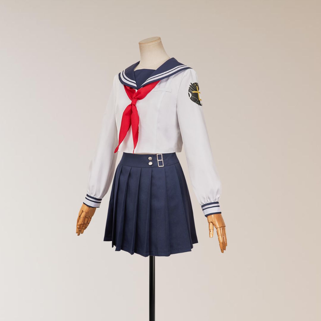 Final Fantasy VII Tifa Seventh High School Uniform JK Outfits Halloween Carnival Party Cosplay Costume