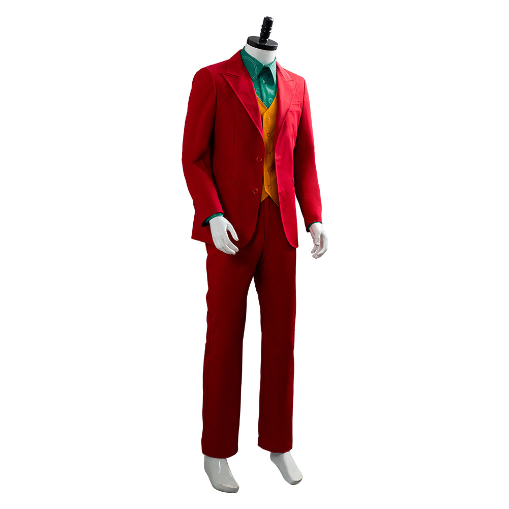 Joker 2019 Joaquin Phoenix Arthur Fleck Cosplay Costume Outfits Halloween Suit