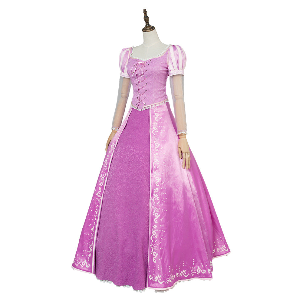 Rapunzel Dress Outfits Halloween Carnival Suit Cosplay Costume
