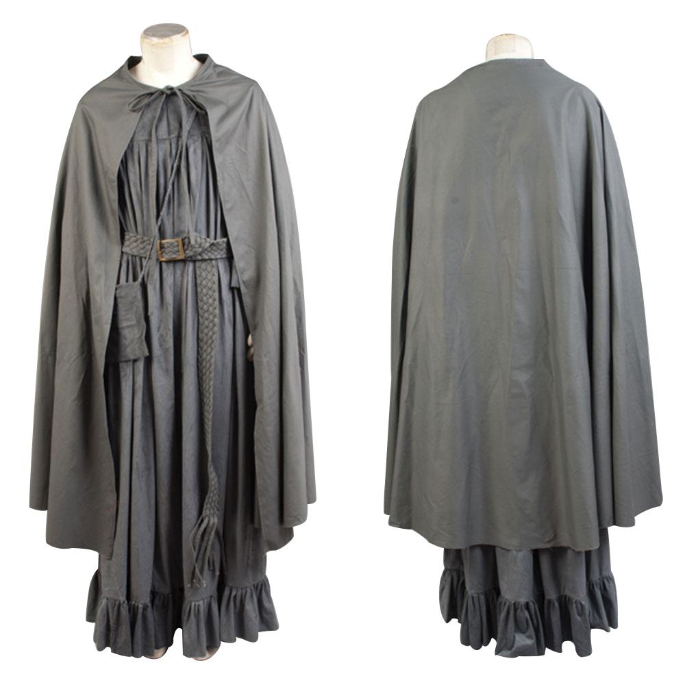 The Lord Of The Rings Gandalf the Grey Robe Outfits Halloween Cosplay Costume