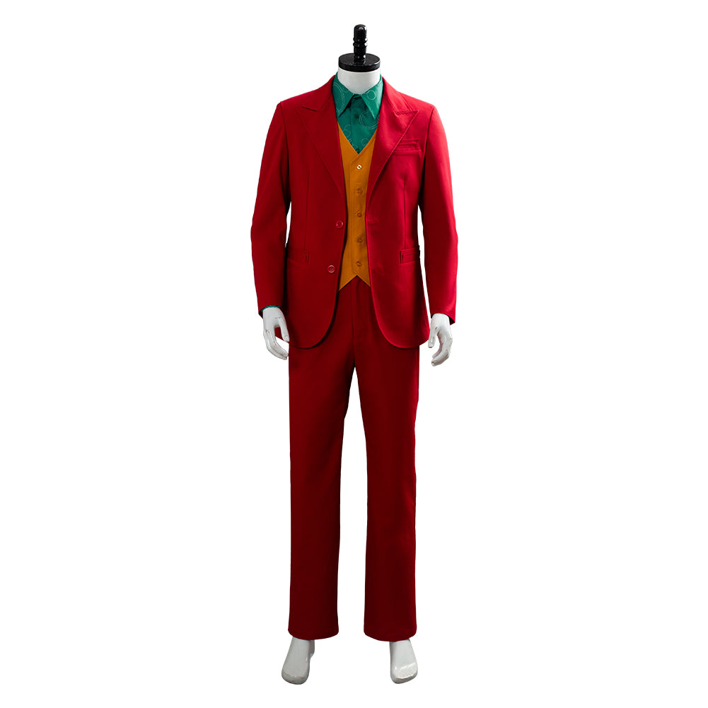 Joker 2019 Joaquin Phoenix Arthur Fleck Cosplay Costume Outfits Halloween Suit