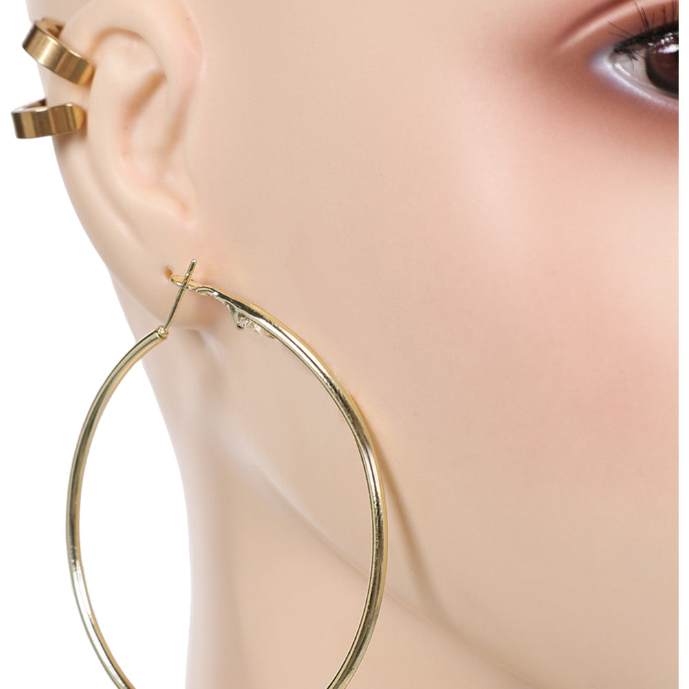 Kpop Demon Hunters Zoey Golden Ear clip Halloween Carnival Costume Accessories