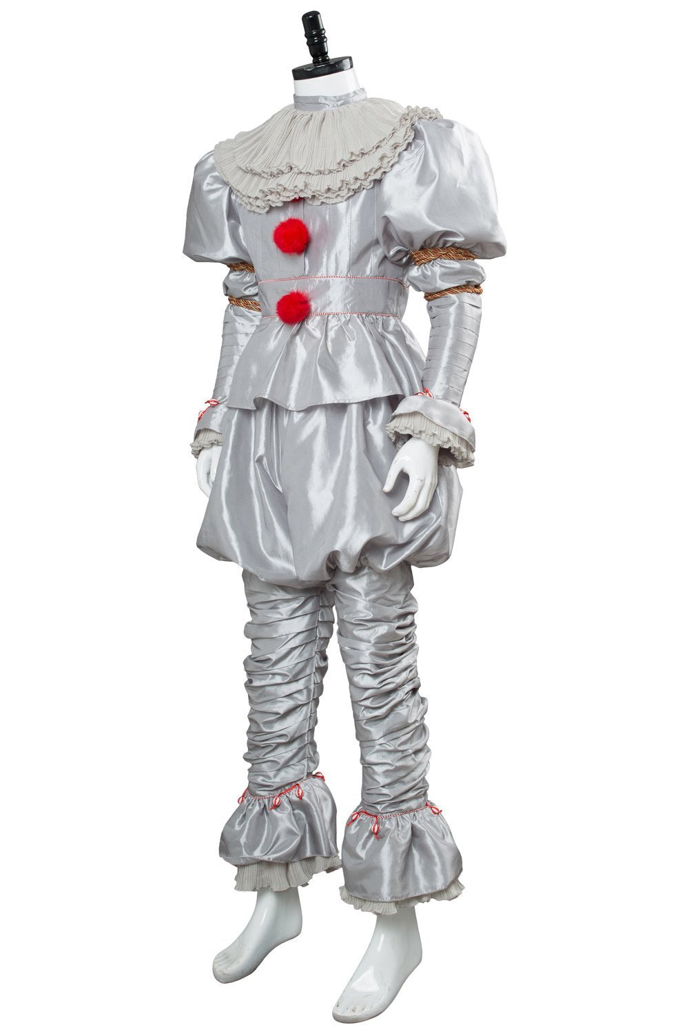 IT 2 Pennywise Clown Outfit Cosplay Costume Halloween Carnival Suit