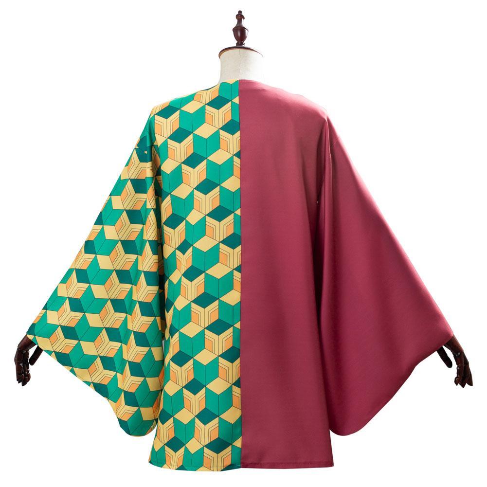 Demon Slayer: Kimetsu no Yaiba Tomioka Giyuu Kimono Cloak Outfits Halloween Carnival Suit Cosplay Costume