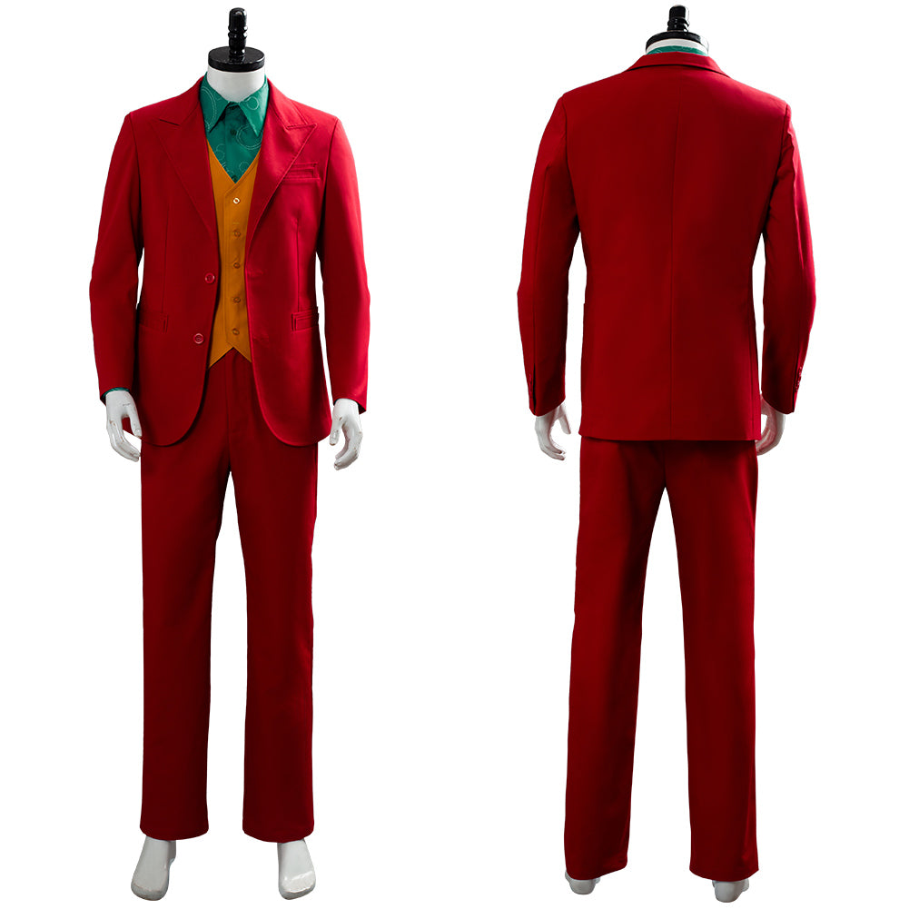 Joker 2019 Joaquin Phoenix Arthur Fleck Cosplay Costume Outfits Halloween Suit