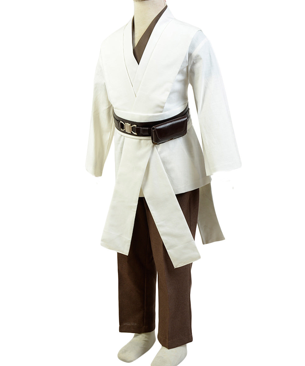Obi-Wan Kenobi Kids Cosplay Costume Halloween Suit Child Version
