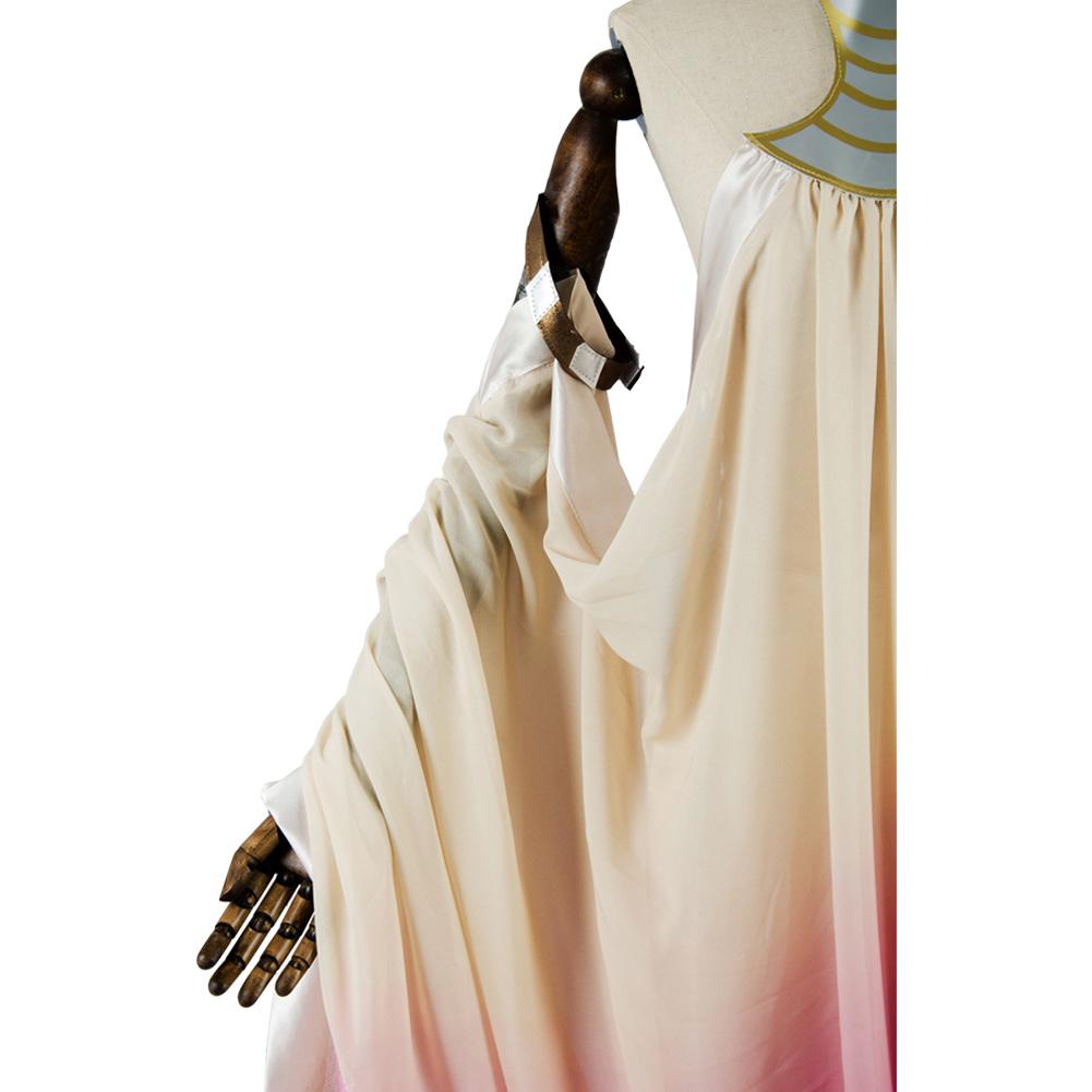Padme Amidala Naberrie Lake Dress Outfits Cosplay Costume Halloween Suit