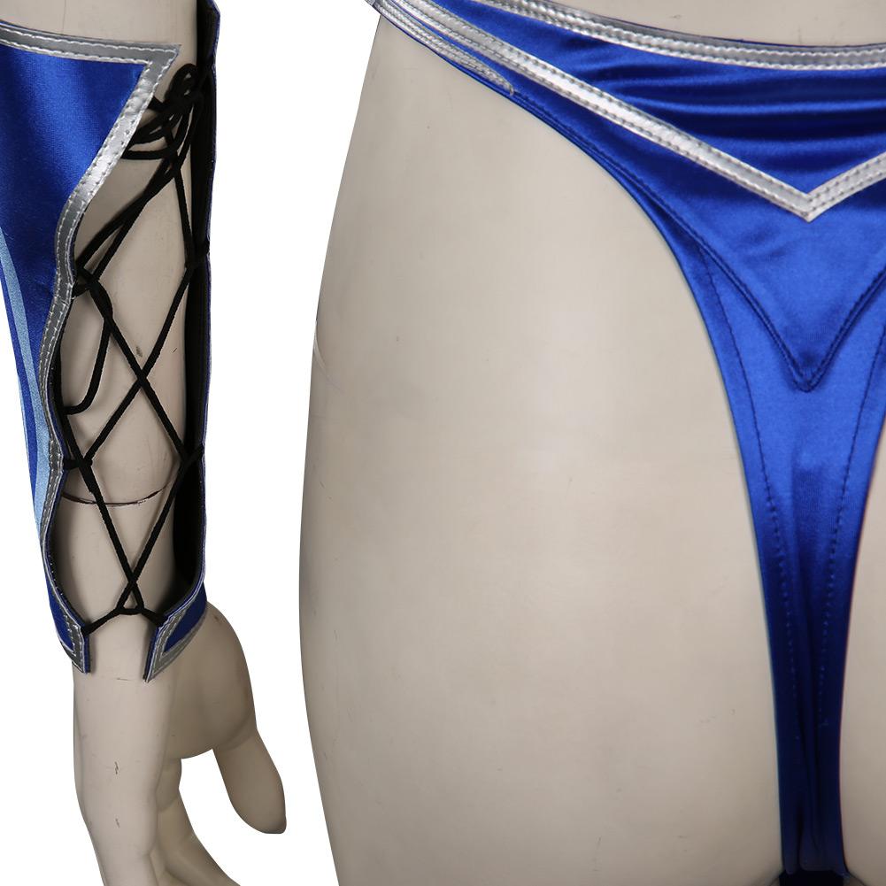 Mortal Kombat 9 Kitana Outfits Halloween Carnival Suit Cosplay Costume