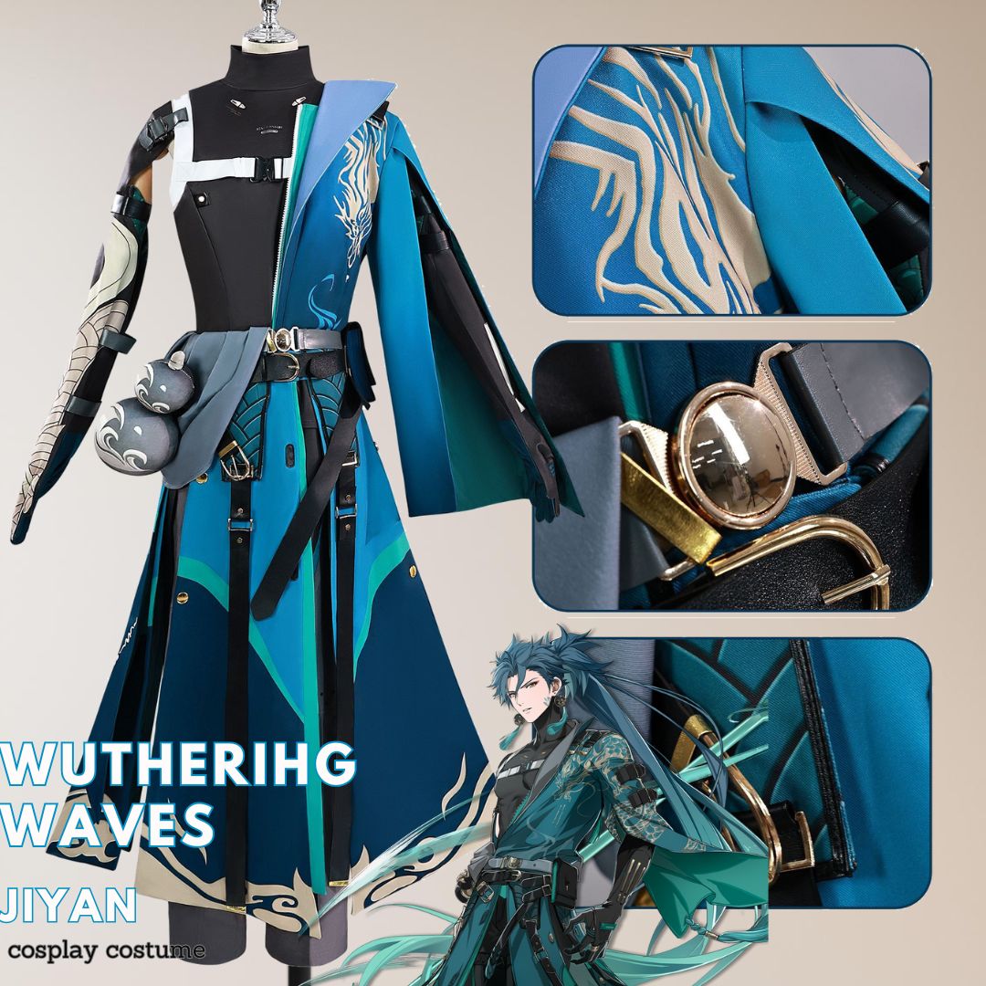 Wuthering Waves Jiyan Fullset Outfits Halloween Carnival Cosplay Costume