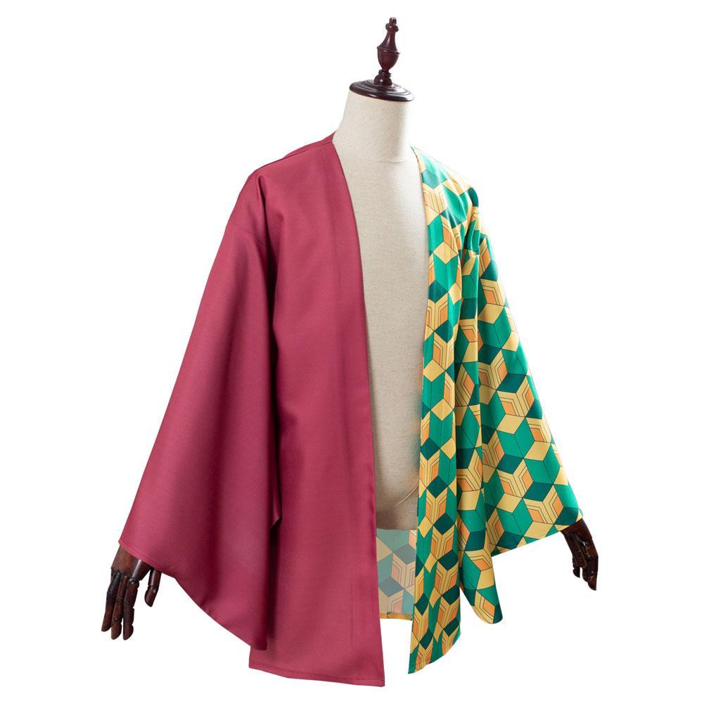 Demon Slayer: Kimetsu no Yaiba Tomioka Giyuu Kimono Cloak Outfits Halloween Carnival Suit Cosplay Costume
