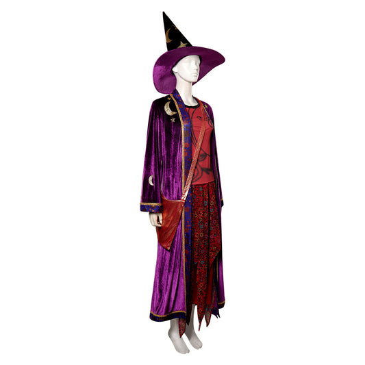 Halloweentown Marnie Piper Cosplay Costume Dress Hat Bag Outfits Halloween Carnival