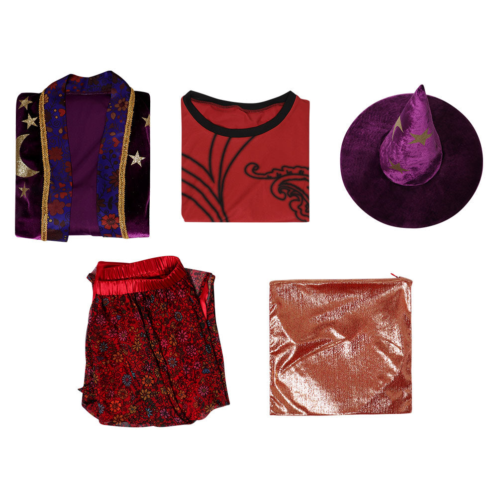Halloweentown Marnie Piper Cosplay Costume Dress Hat Bag Outfits Halloween Carnival