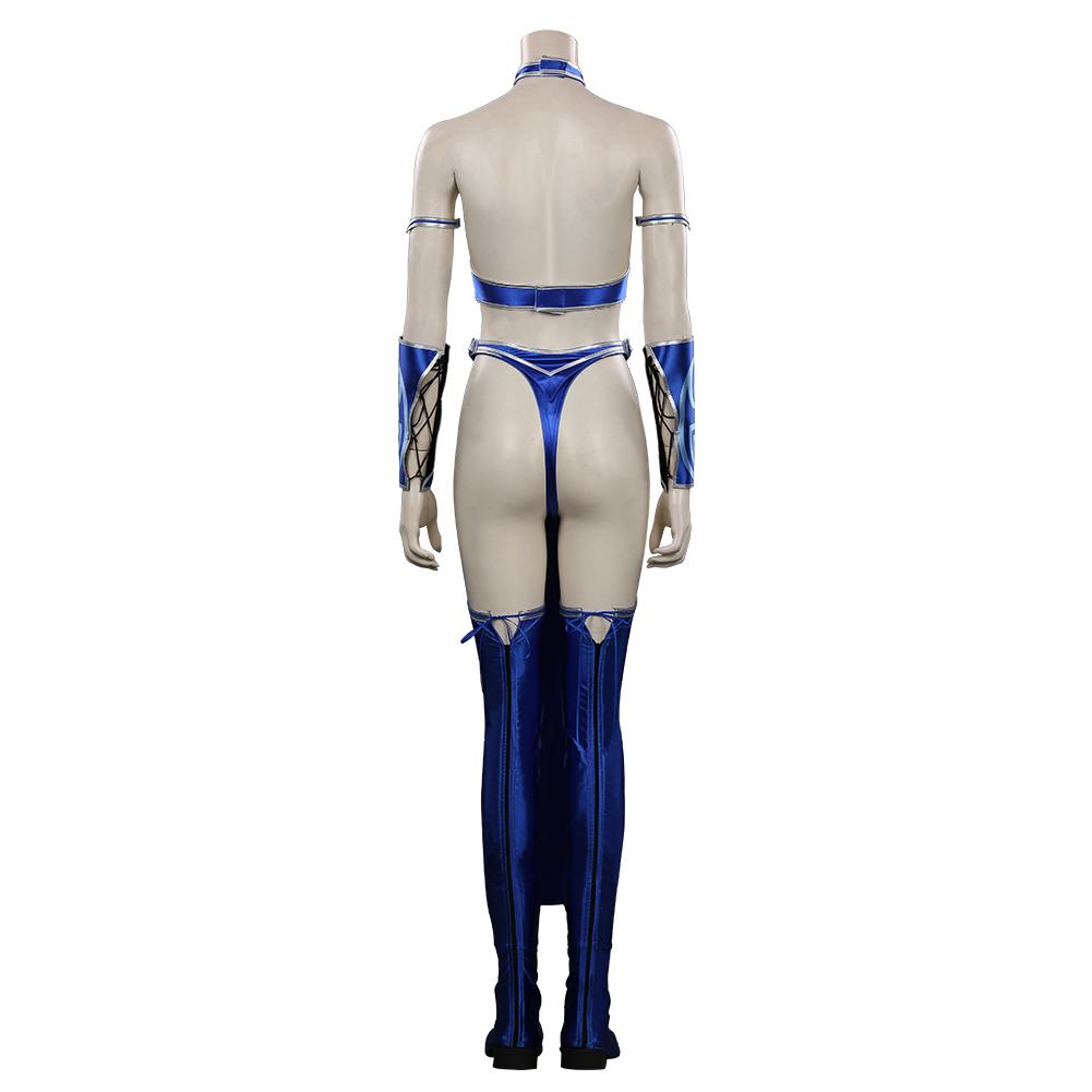 Mortal Kombat 9 Kitana Outfits Halloween Carnival Suit Cosplay Costume