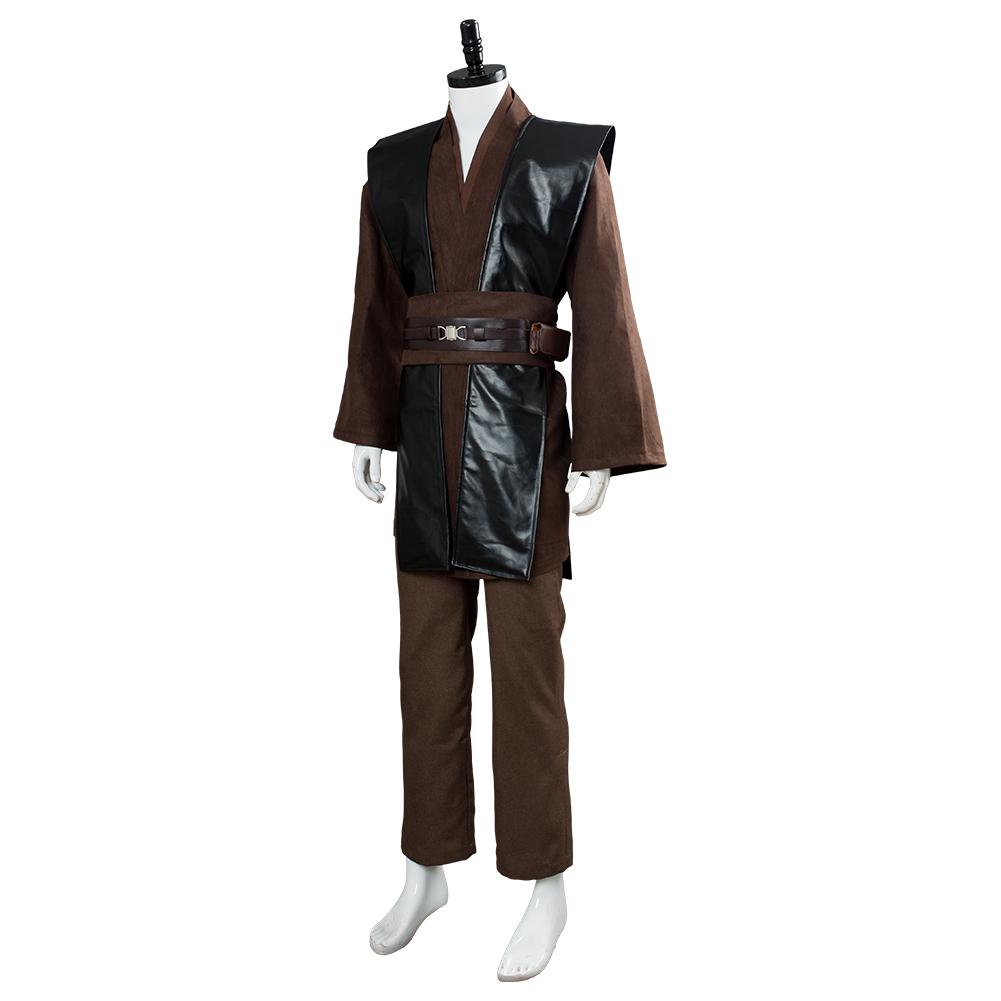 Anakin Skywalker Brown Outfits Whitout Cloak Halloween Carnival Suit Cosplay Costume