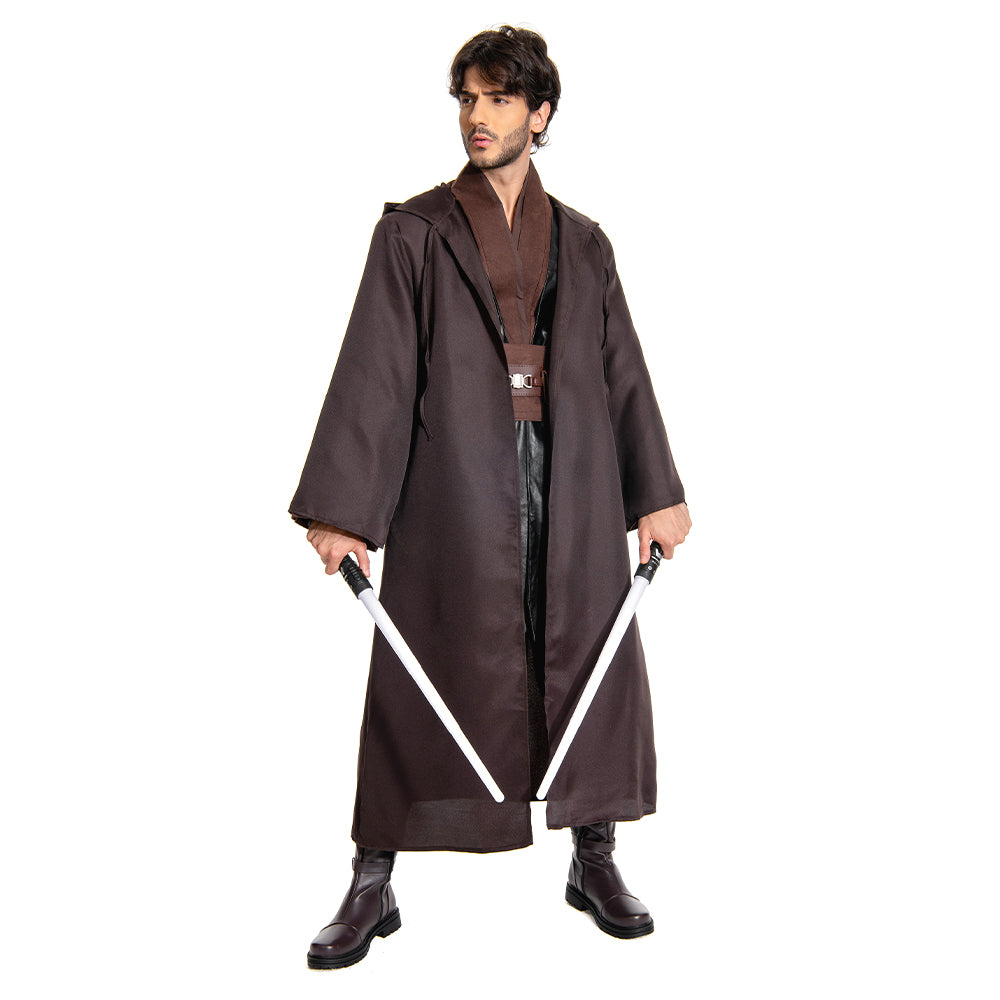 Anakin Skywalker Jedi Costume Outfit Robe Halloween Carnival Suit Cosplay Costume