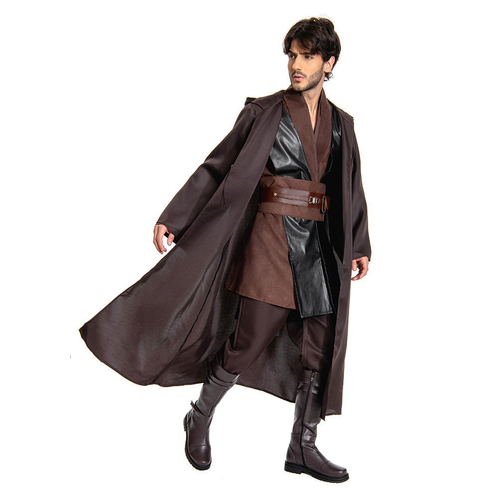 Anakin Skywalker Jedi Costume Outfit Robe Halloween Carnival Suit Cosplay Costume