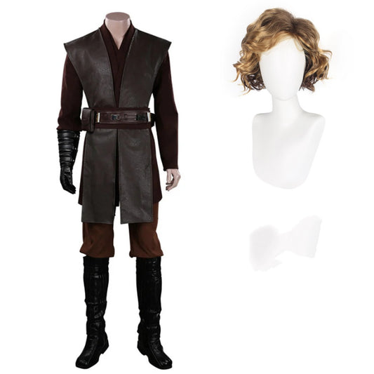 Anakin Skywalker Outfits Cosplay Costume Halloween Carnival Suit
