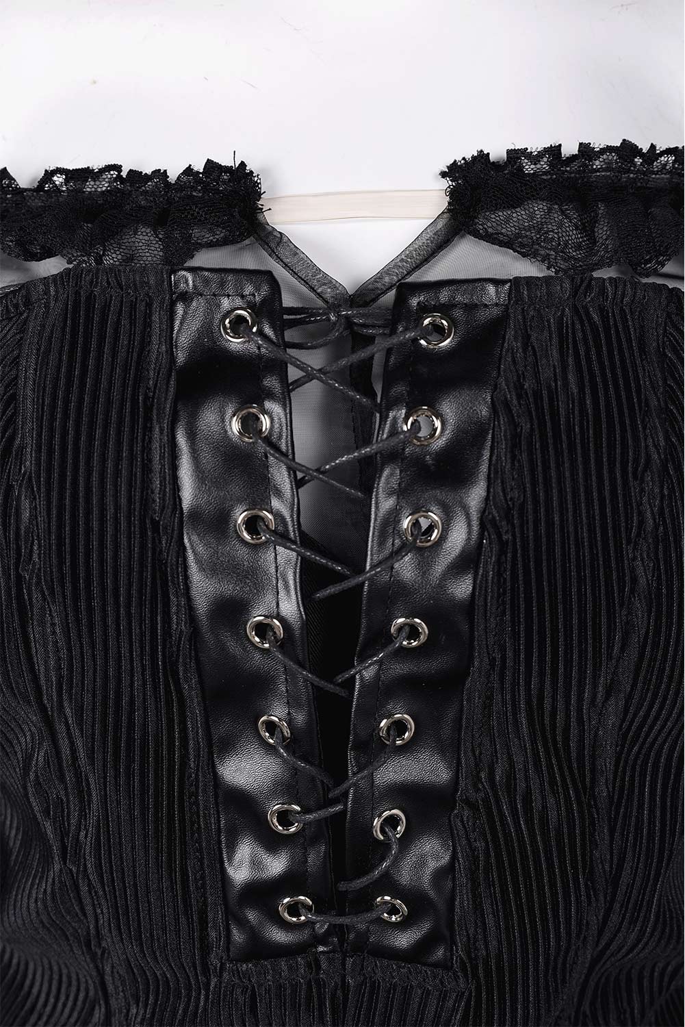 Beetlejuice 2024 Delores Black Organza Dress Outfits Halloween Carnival Suit Cosplay Costume