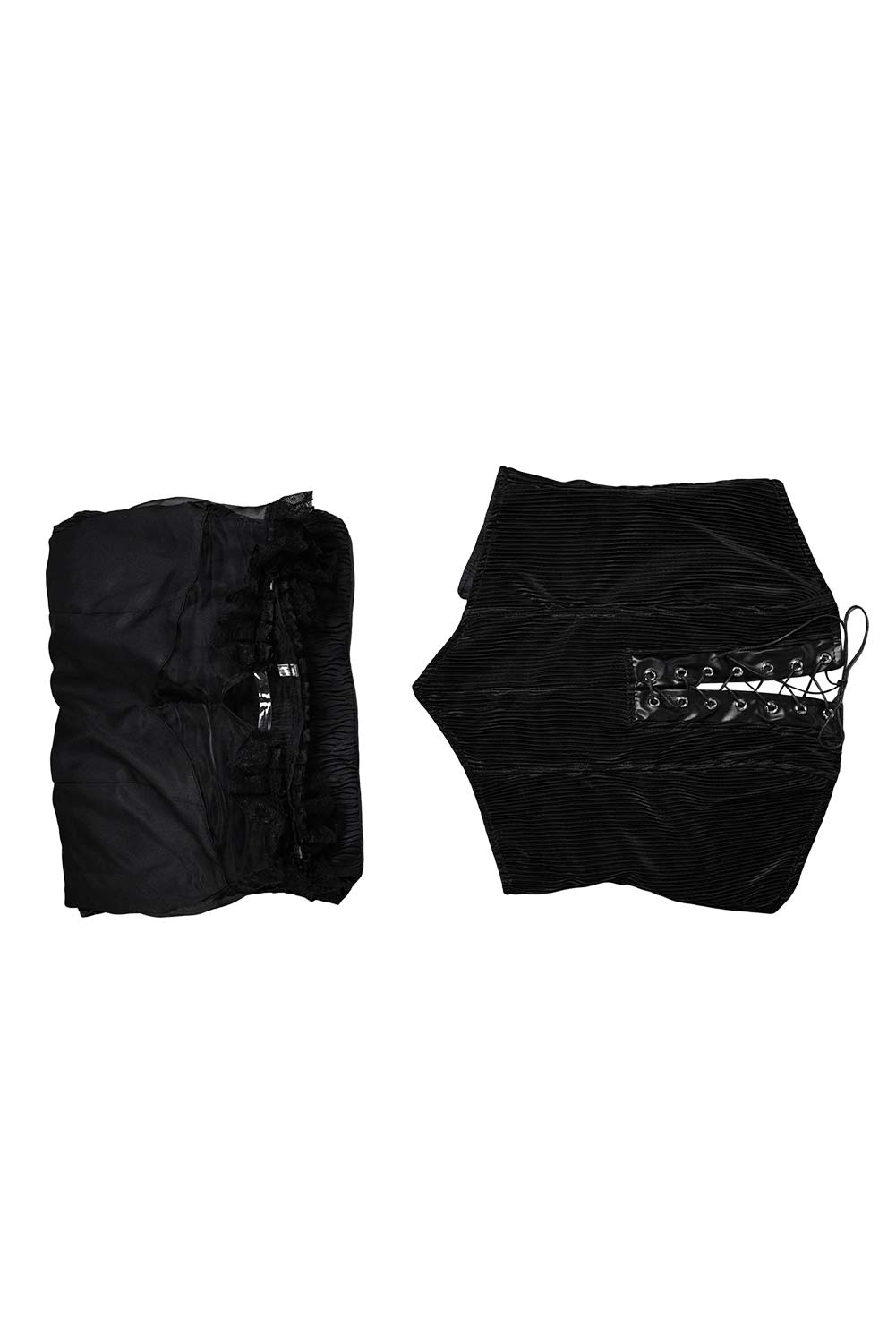 Beetlejuice 2024 Delores Black Organza Dress Outfits Halloween Carnival Suit Cosplay Costume