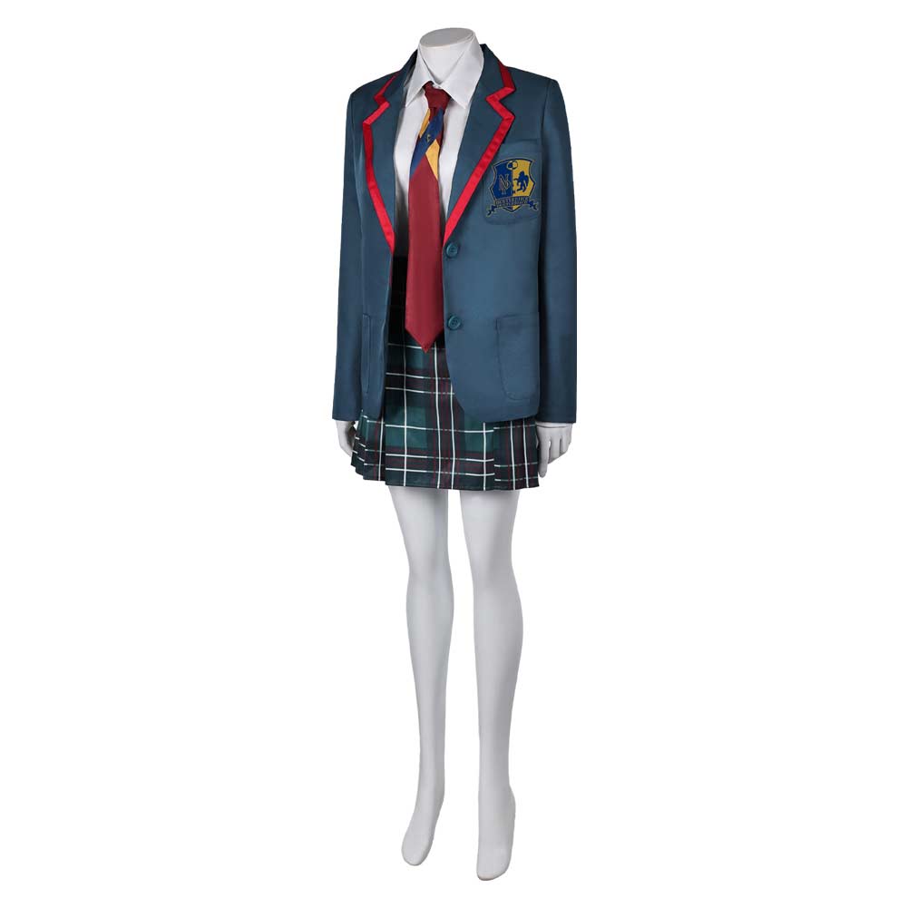 Beetlejuice Astrid Deetz School Uniform Halloween Carnival Party Cosplay Costume