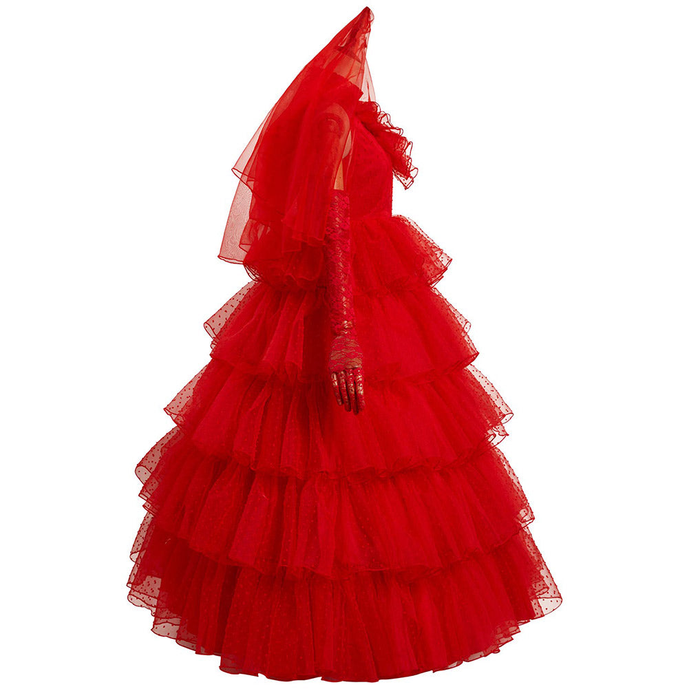 Beetlejuice Lydia Cosplay Costume Dress Outfits Halloween Carnival Christmas Outfit
