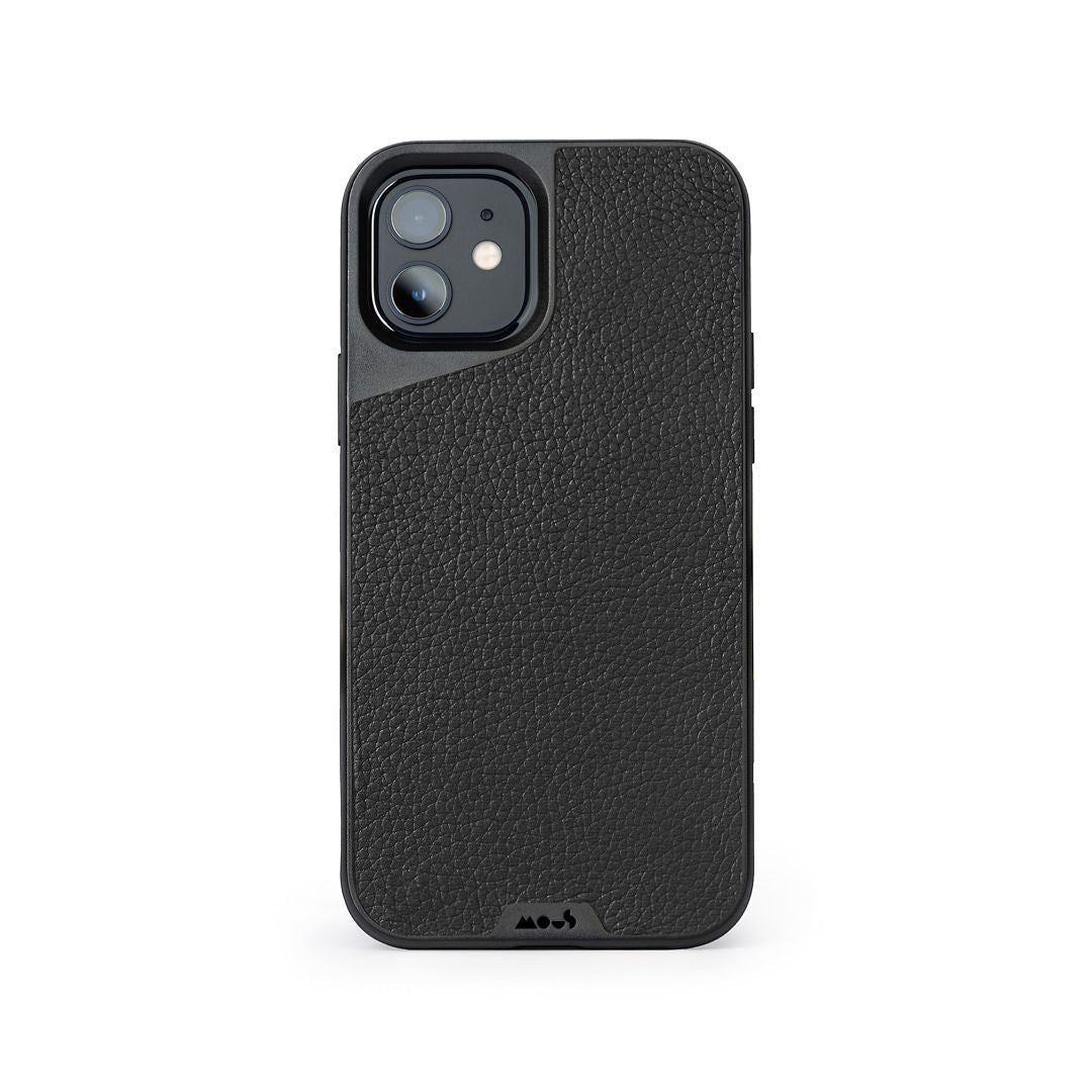 MagSafe® Compatible Black Leather Phone Case - Limitless 4.0