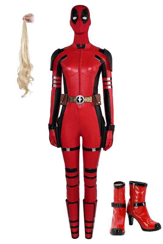 DP Variants Ladypool Women Jumpsuit Outfits Halloween Carnival Suit Cosplay Costume