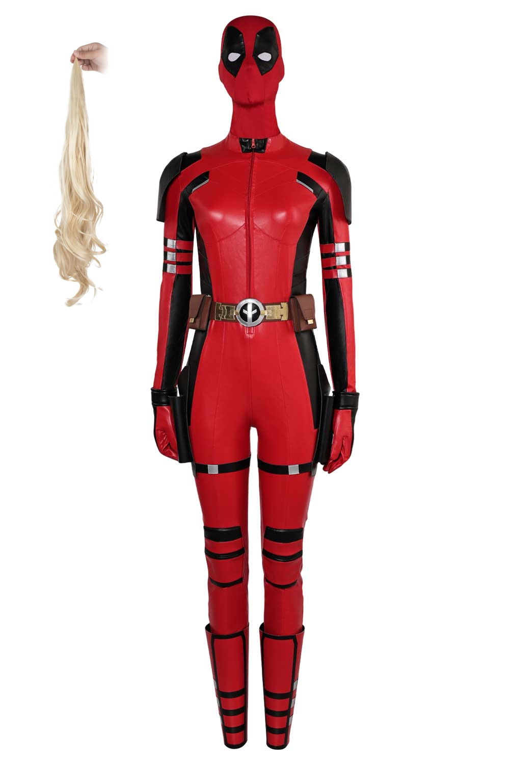DP Variants Ladypool Women Jumpsuit Outfits Halloween Carnival Suit Cosplay Costume