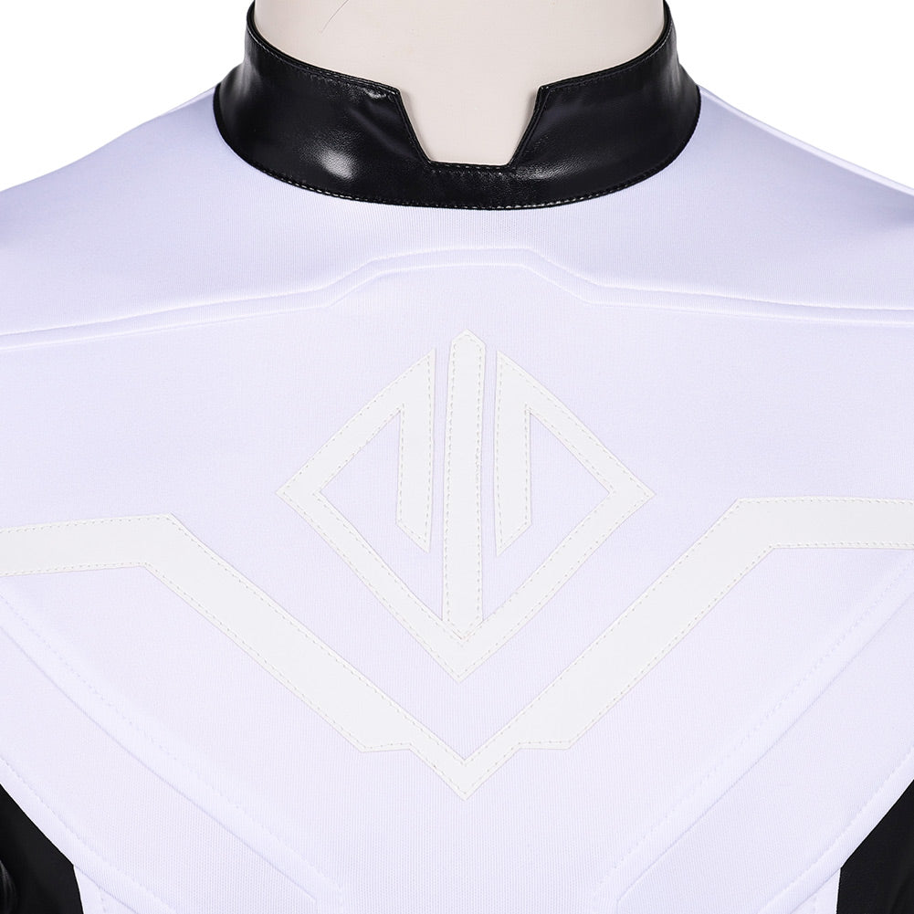 Guy Gardner Green Lantern Uniform Leather Jacket Jumpsuit Set Halloween Carnival Party Cosplay Costume
