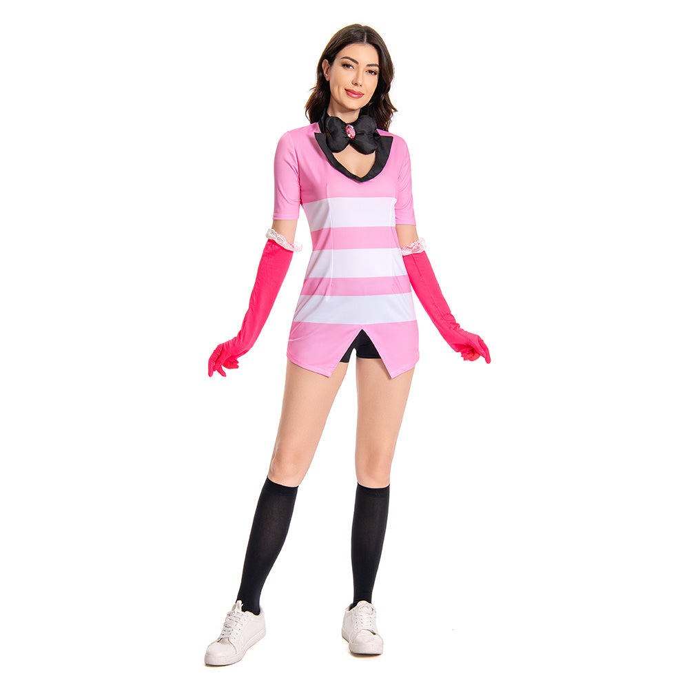 Hazbin Hotel Angel Dust Outfits Halloween Carnival Suit Cosplay Costume